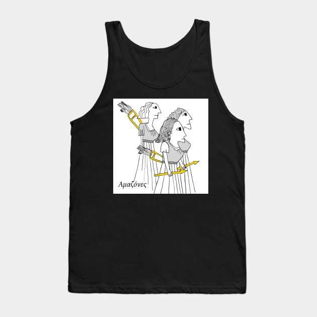 Amazons Tank Top by ruta13art